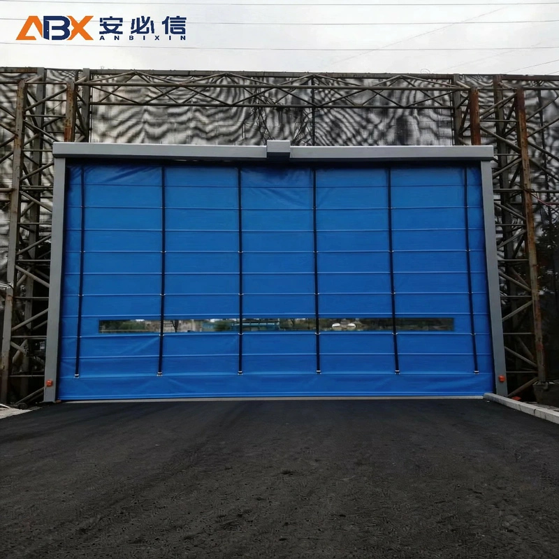张家口市软帘堆积门